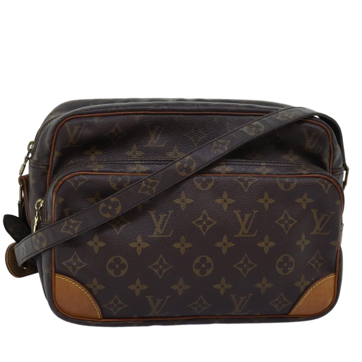 LOUIS VUITTON Monogram Nile Shoulder Bag M45244 LV Auth th4872