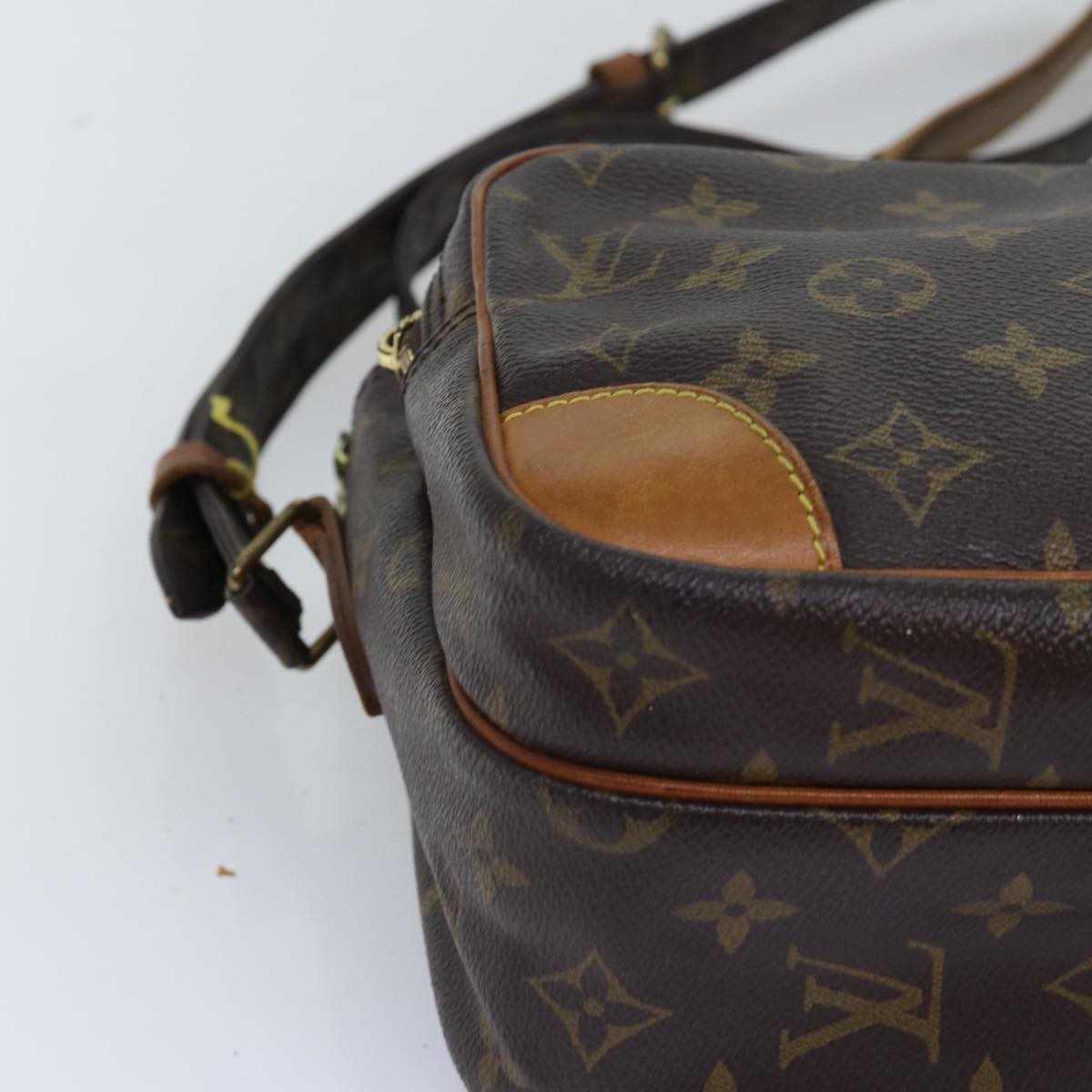 LOUIS VUITTON Monogram Nile Shoulder Bag M45244 LV Auth th4872