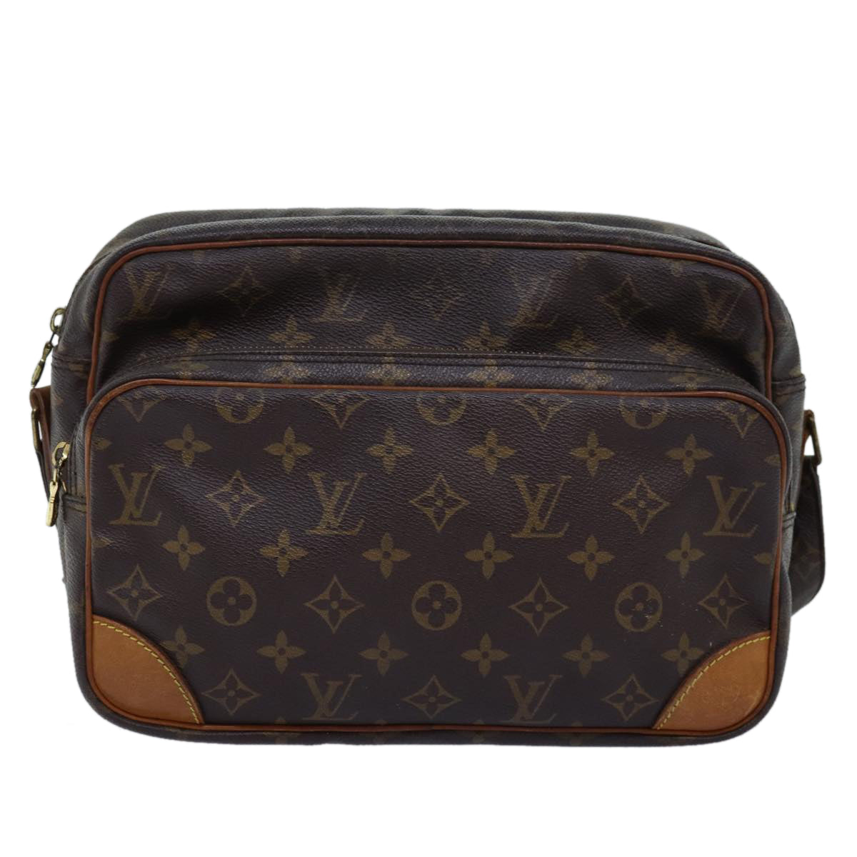 LOUIS VUITTON Monogram Nile Shoulder Bag M45244 LV Auth th4872