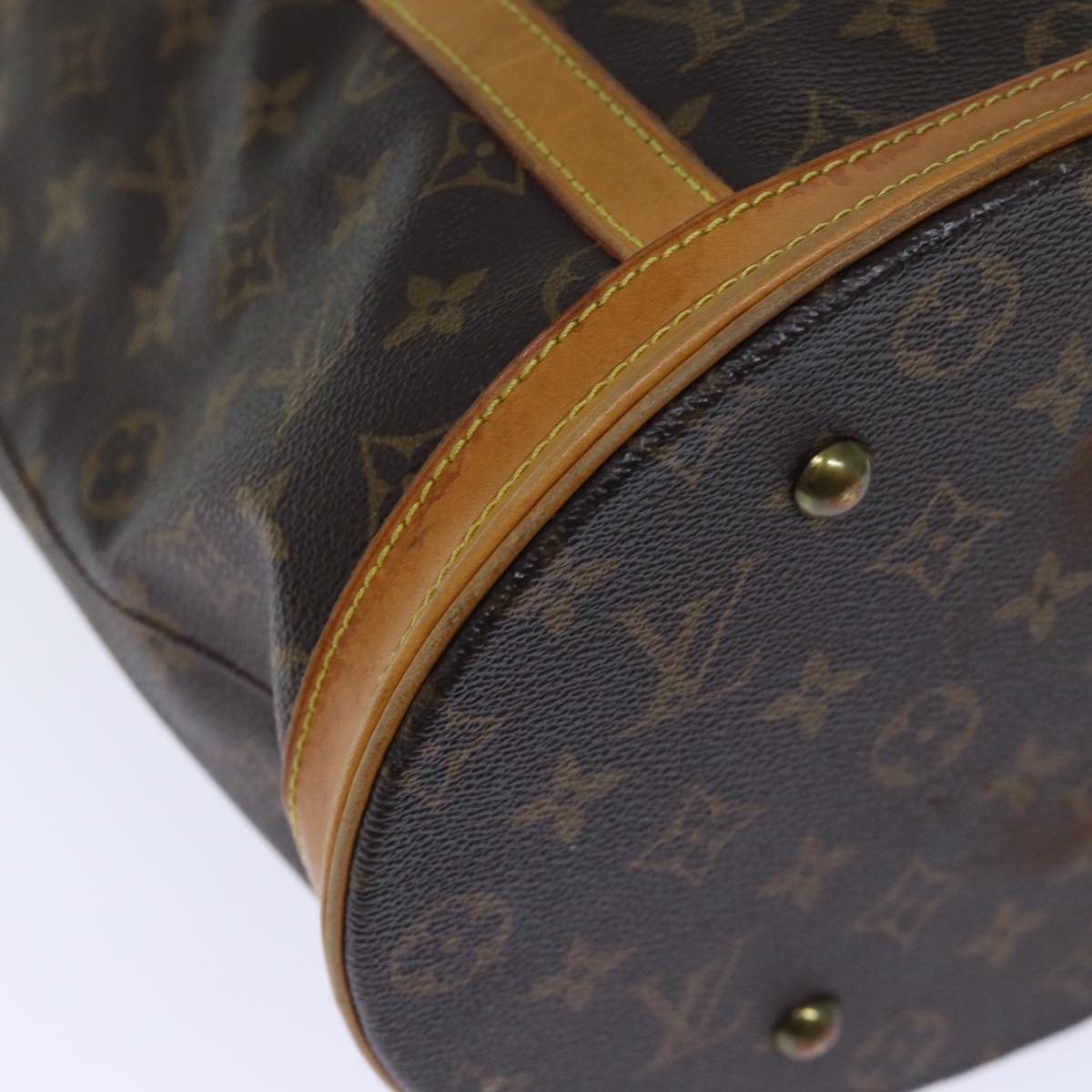 LOUIS VUITTON Monogram Bucket GM Shoulder Bag M42236 LV Auth th4874