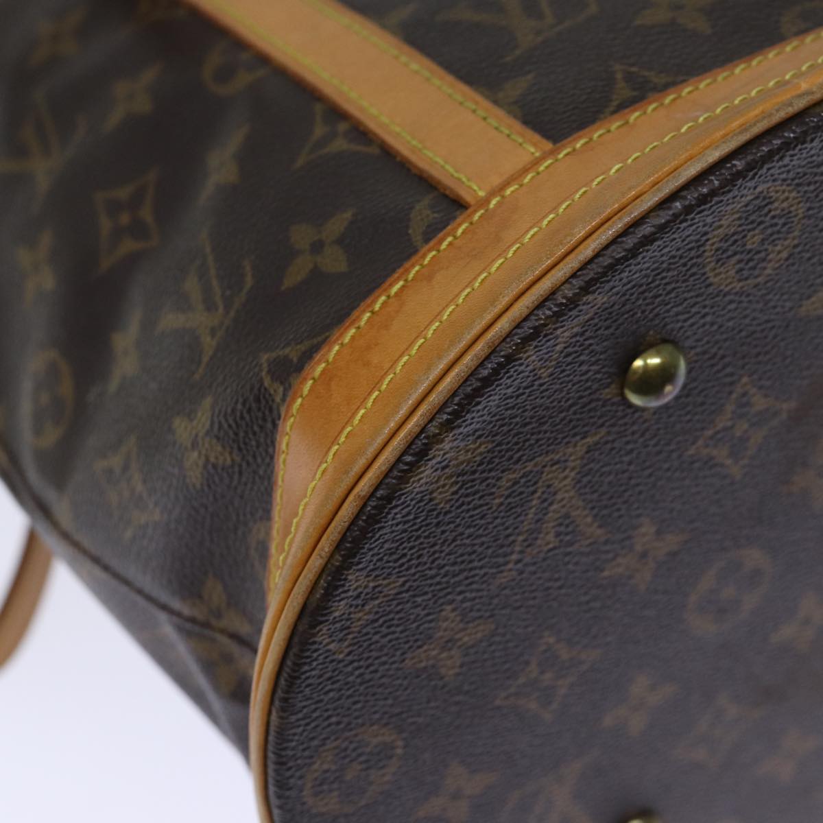 LOUIS VUITTON Monogram Bucket GM Shoulder Bag M42236 LV Auth th4874