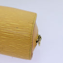 LOUIS VUITTON Epi Dauphine PM Pouch Yellow M48449 LV Auth th4880-7