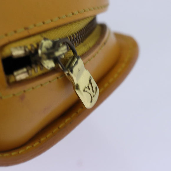 LOUIS VUITTON Epi Dauphine PM Pouch Gelb M48449 LV Auth th4880
