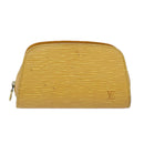 LOUIS VUITTON Epi Dauphine PM Pouch Yellow M48449 LV Auth th4880-13