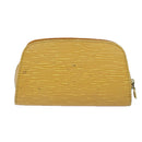 LOUIS VUITTON Epi Dauphine PM Pouch Yellow M48449 LV Auth th4880-2