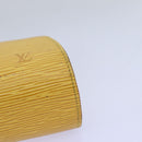 LOUIS VUITTON Epi Dauphine PM Pouch Yellow M48449 LV Auth th4880-15