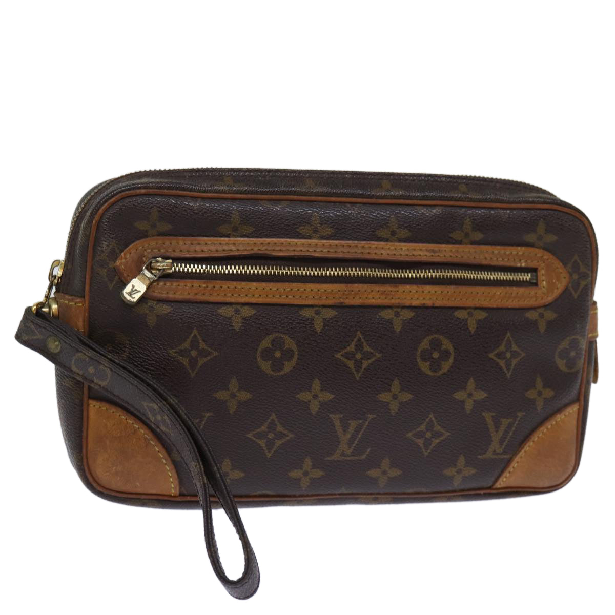 LOUIS VUITTON Monogram Marly Dragonne GM Clutch Bag M51825 LV Auth th4884