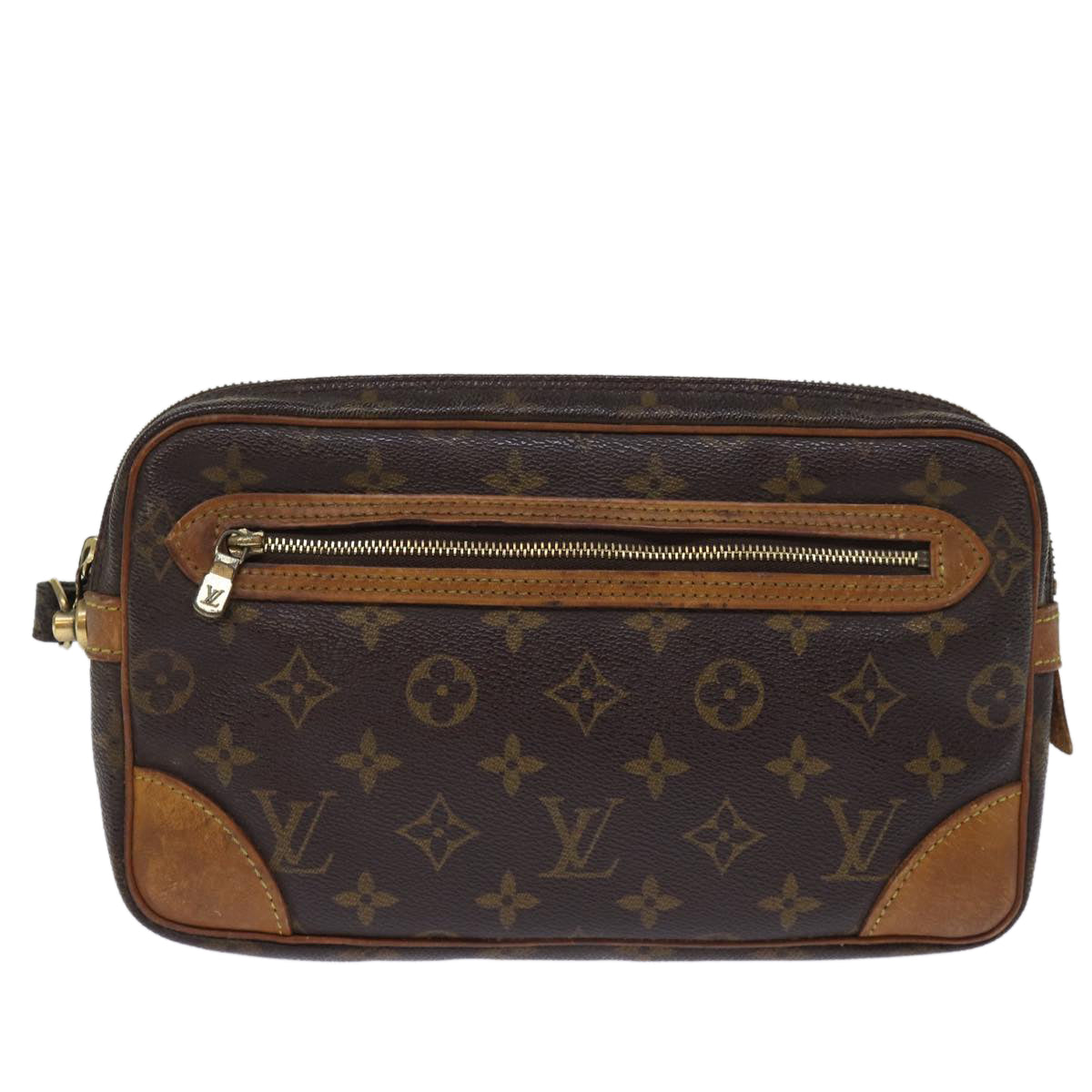 LOUIS VUITTON Monogram Marly Dragonne GM Clutch Bag M51825 LV Auth th4884