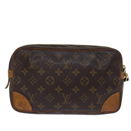 LOUIS VUITTON Monogram Marly Dragonne GM Clutch Bag M51825 LV Auth th4884 - 0