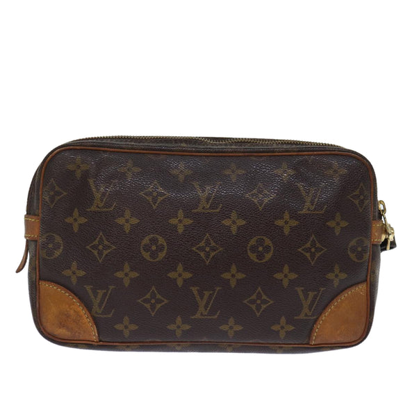 LOUIS VUITTON Monogram Marly Dragonne GM Clutch Bag M51825 LV Auth th4884