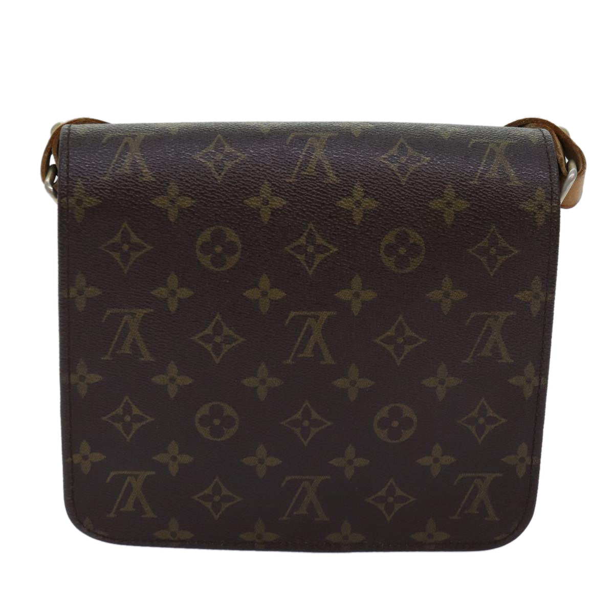 LOUIS VUITTON Monogram Cartouchiere MM Shoulder Bag Vintage M51253 Auth th4885 - 0