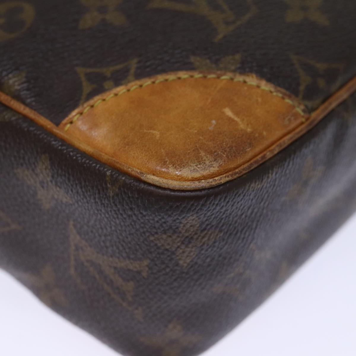 LOUIS VUITTON Monogram Compiegne 28 Clutch Bag M51845 LV Auth th4887