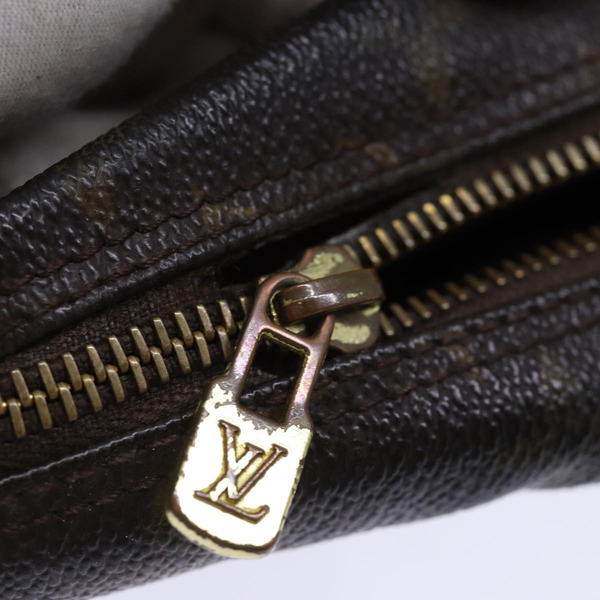 LOUIS VUITTON Monogram Compiegne 28 Clutch Bag M51845 LV Auth th4887