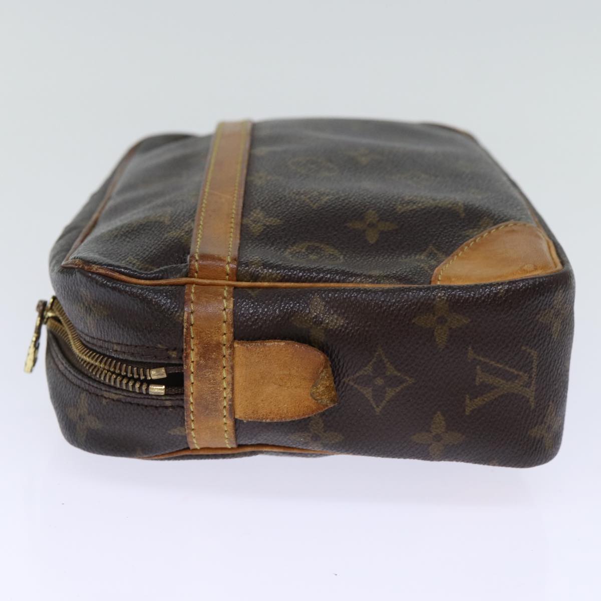 LOUIS VUITTON Monogram Compiegne 28 Clutch Bag M51845 LV Auth th4887