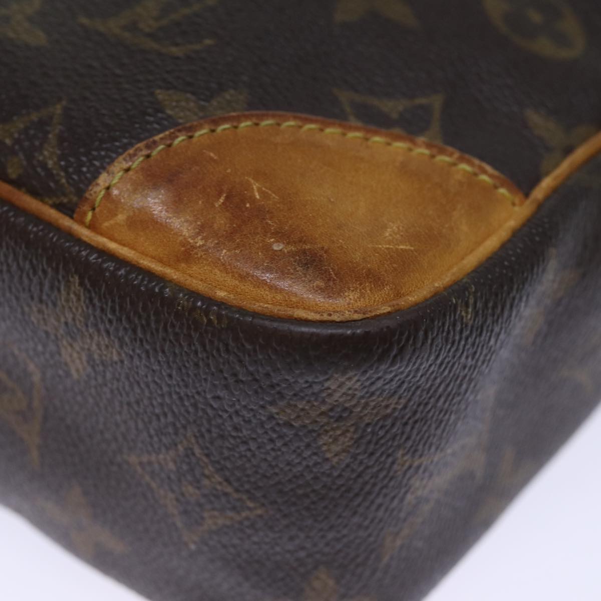 LOUIS VUITTON Monogram Compiegne 28 Clutch Bag M51845 LV Auth th4887