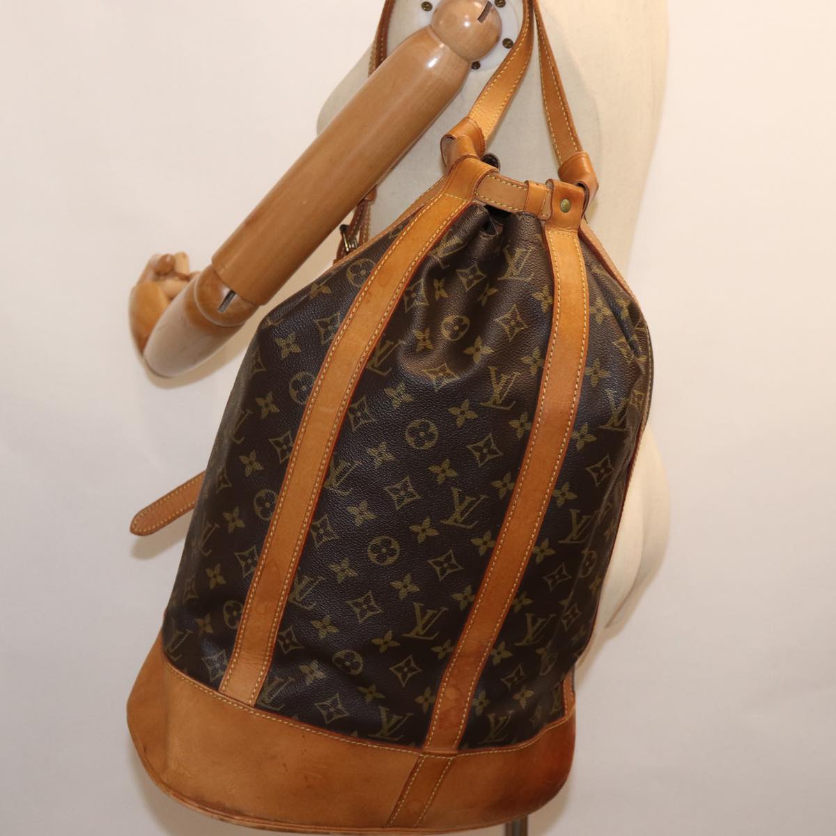 LOUIS VUITTON Monogram Randonnee GM Shoulder Bag M42244 LV Auth th4889