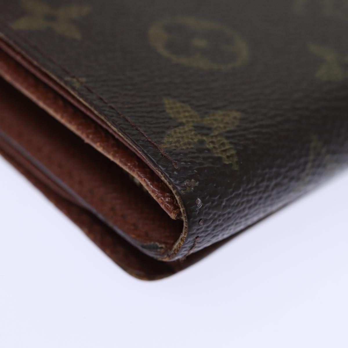 LOUIS VUITTON Monogram Porte Monnaie Billets Tresor Wallet M61730 LV Auth th4891