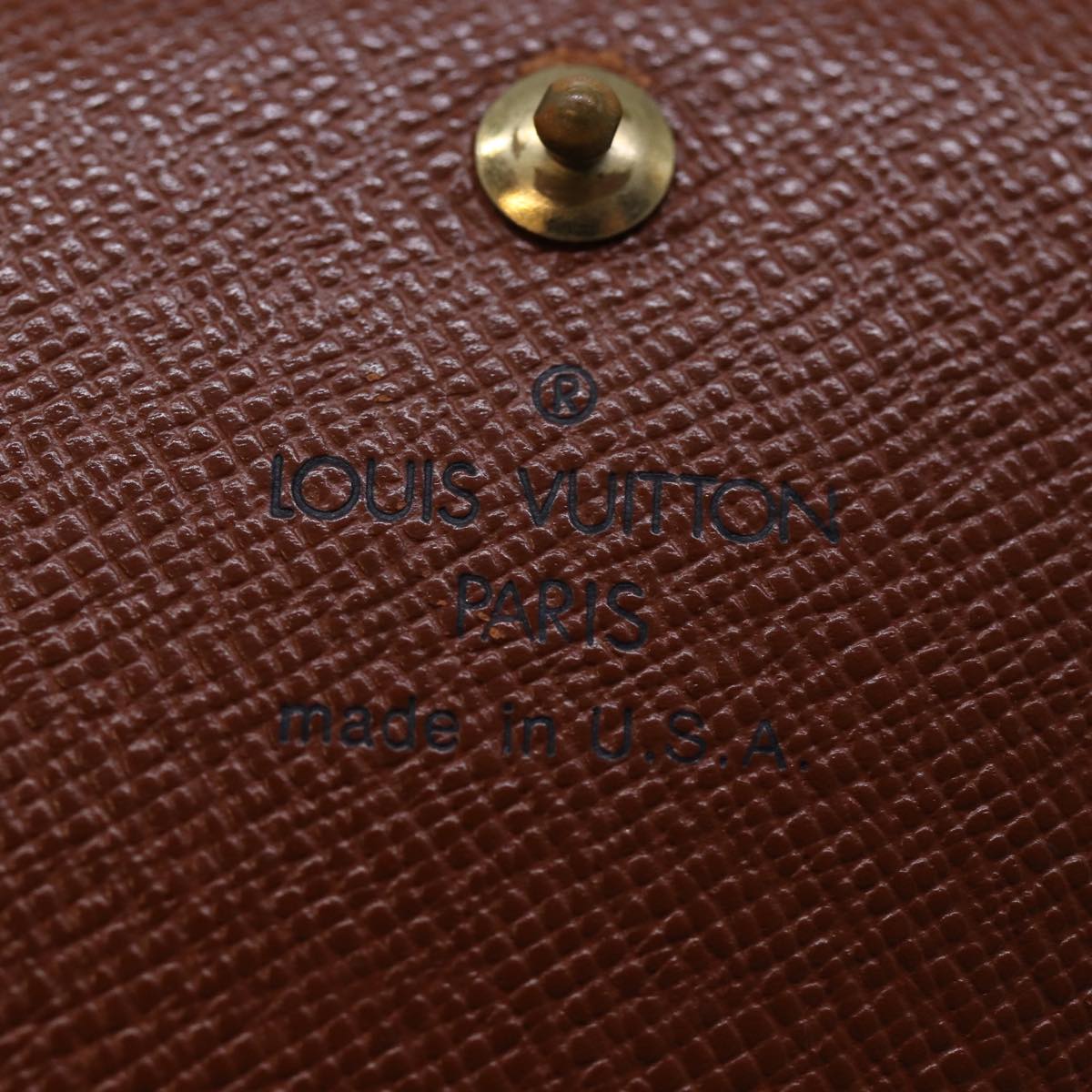 LOUIS VUITTON Monogram Porte Monnaie Billets Tresor Wallet M61730 LV Auth th4891