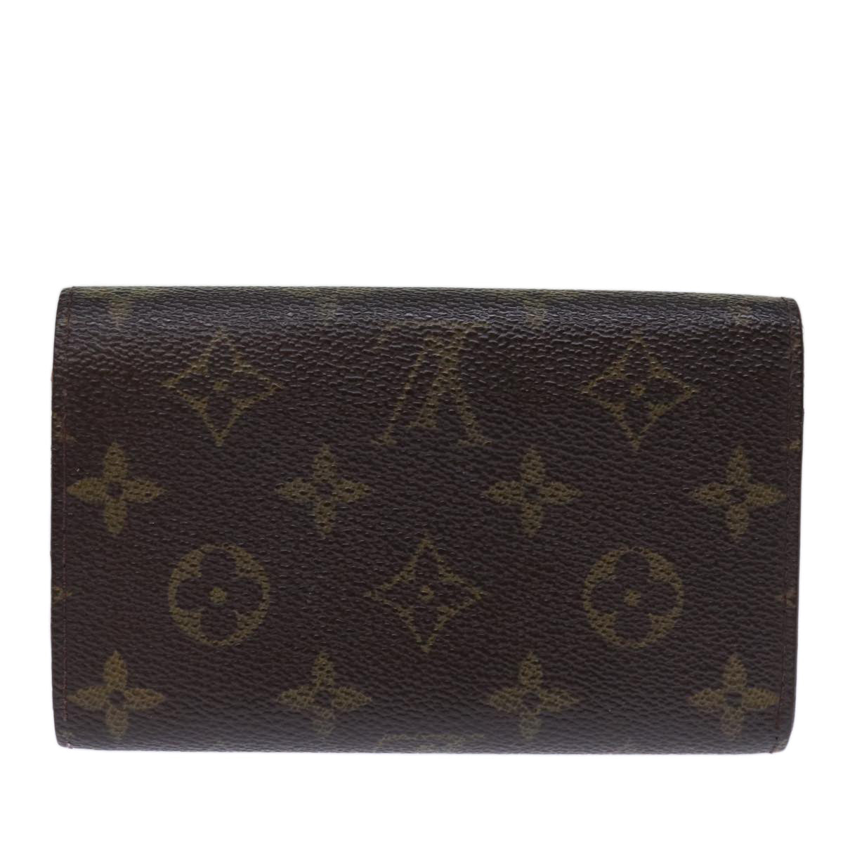 LOUIS VUITTON Monogram Porte Monnaie Billets Tresor Wallet M61730 LV Auth th4891 - 0