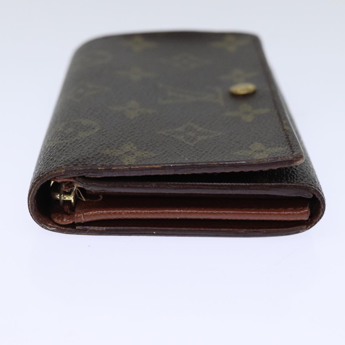 LOUIS VUITTON Monogram Porte Monnaie Billets Tresor Wallet M61730 LV Auth th4891