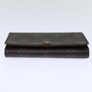 LOUIS VUITTON Monogram Porte Monnaie Billets Tresor Wallet M61730 LV Auth th4891-6