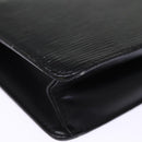 LOUIS VUITTON Epi Pochette Homme Clutch Bag Black Noir M52522 LV Auth th4900-15