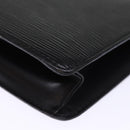 LOUIS VUITTON Epi Pochette Homme Clutch Bag Black Noir M52522 LV Auth th4900-16