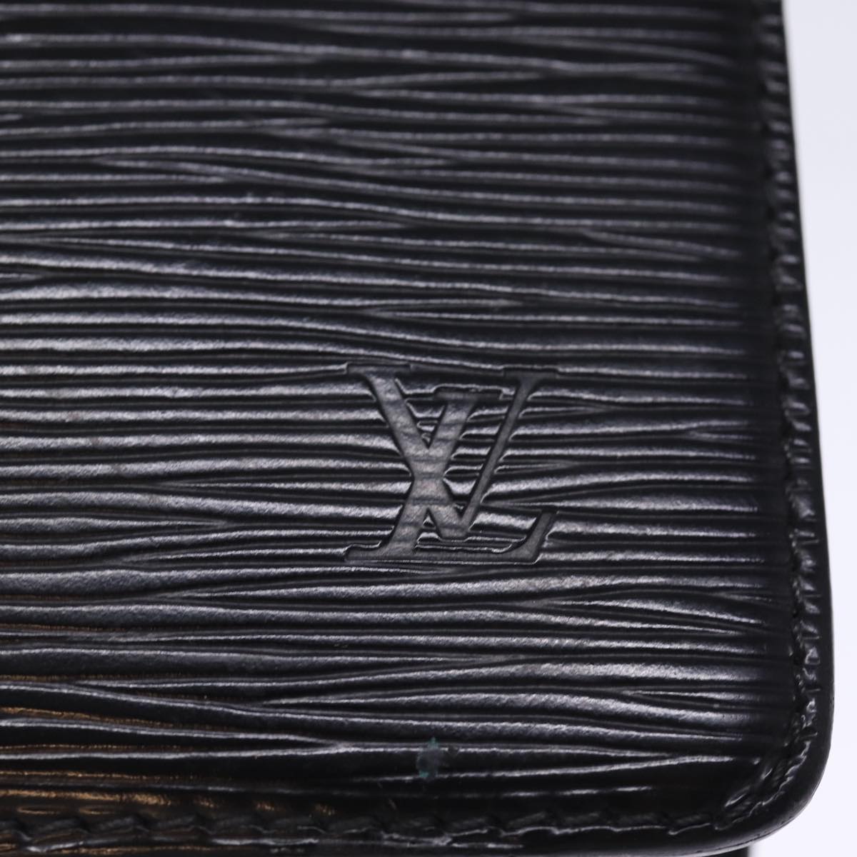 LOUIS VUITTON Epi Pochette Homme Clutch Bag Black Noir M52522 LV Auth th4900