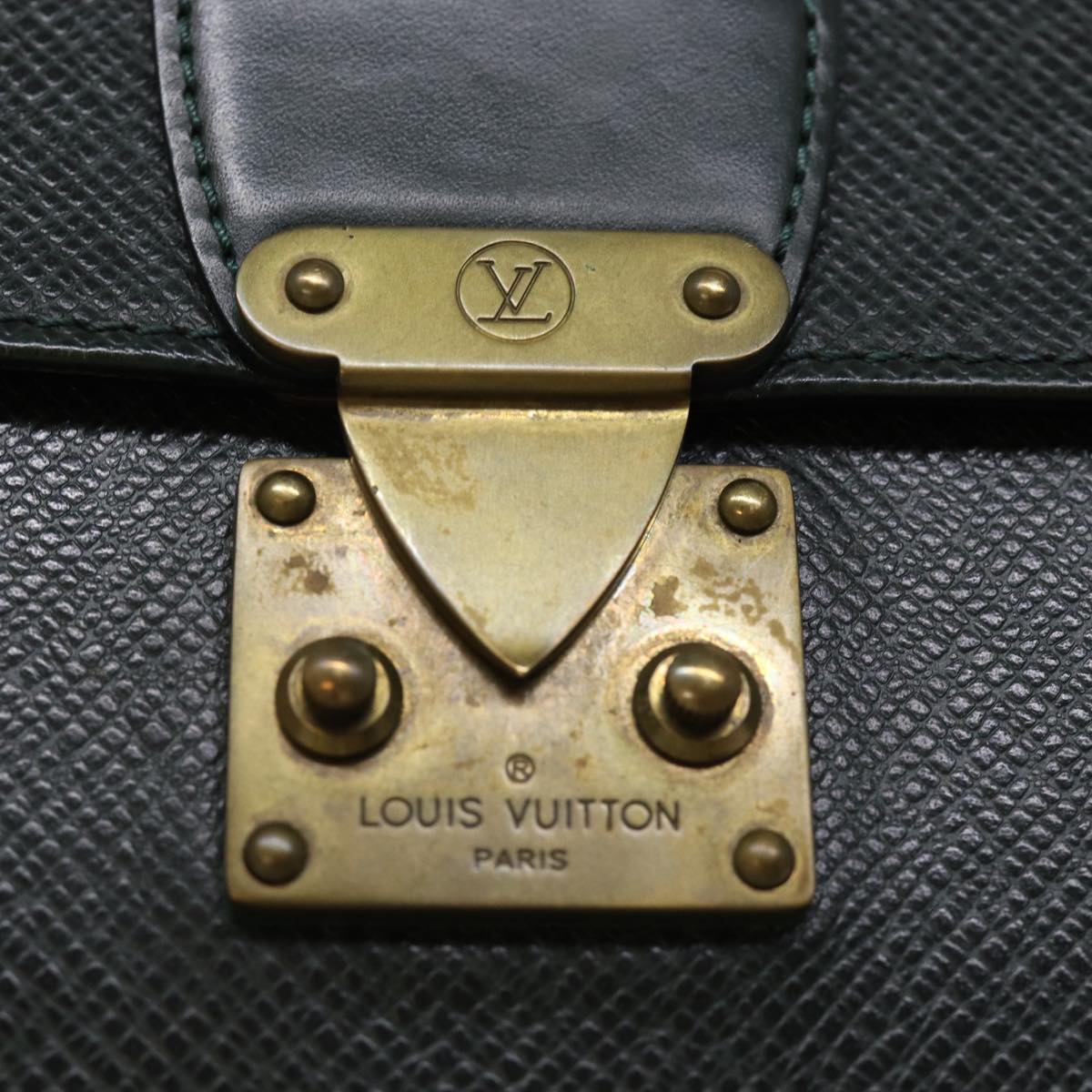 LOUIS VUITTON Taiga Pochette Kourad Clutch Bag Epicea M30194 LV Auth th4902
