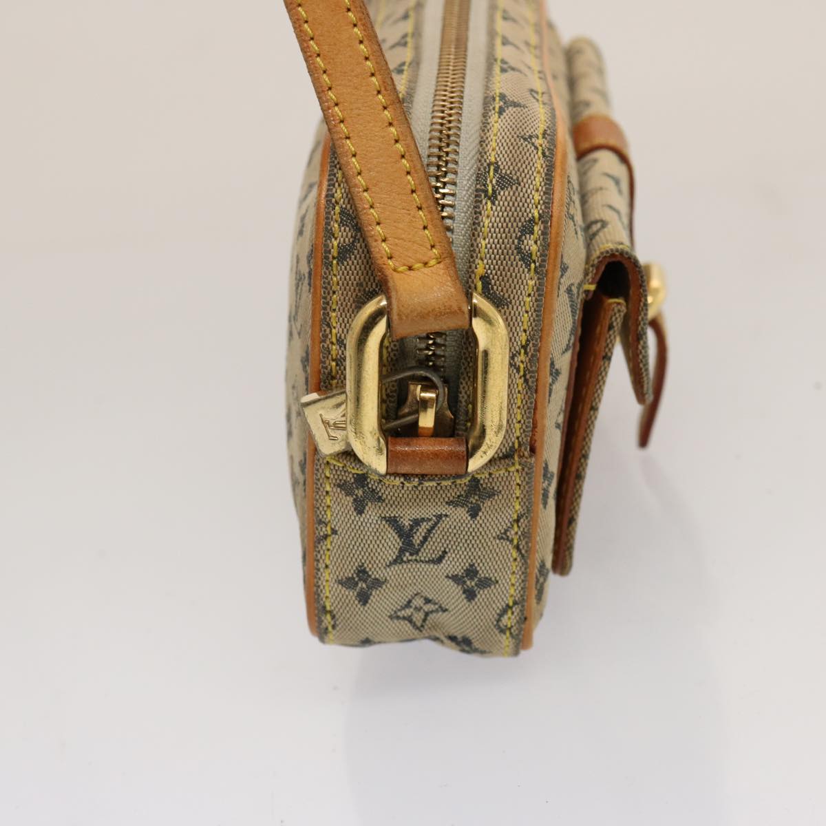 LOUIS VUITTON Monogram Mini Juliet MM Shoulder Bag Blue M92004 LV Auth th4905