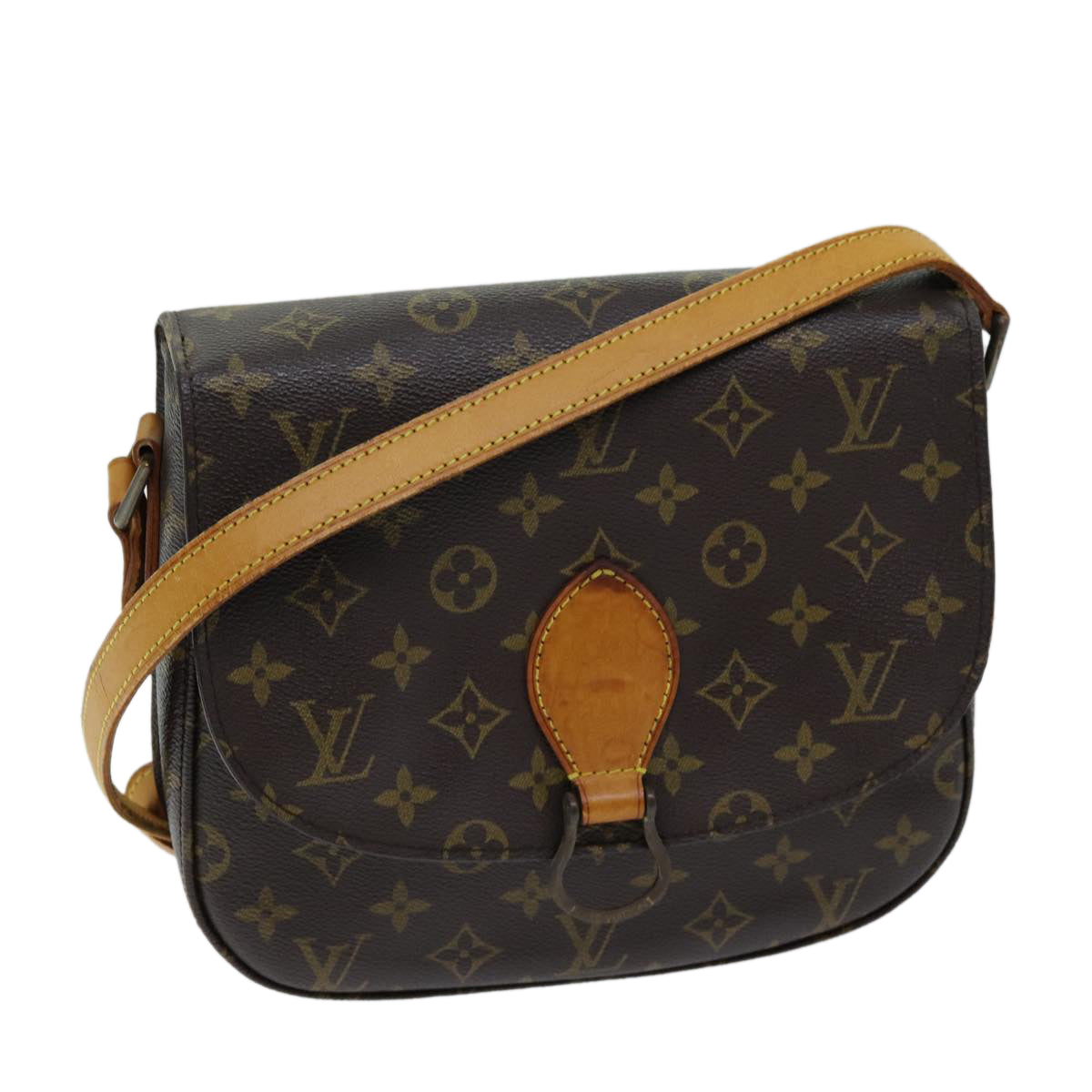 LOUIS VUITTON Monogram Saint Cloud GM Shoulder Bag M51242 Auth th4908