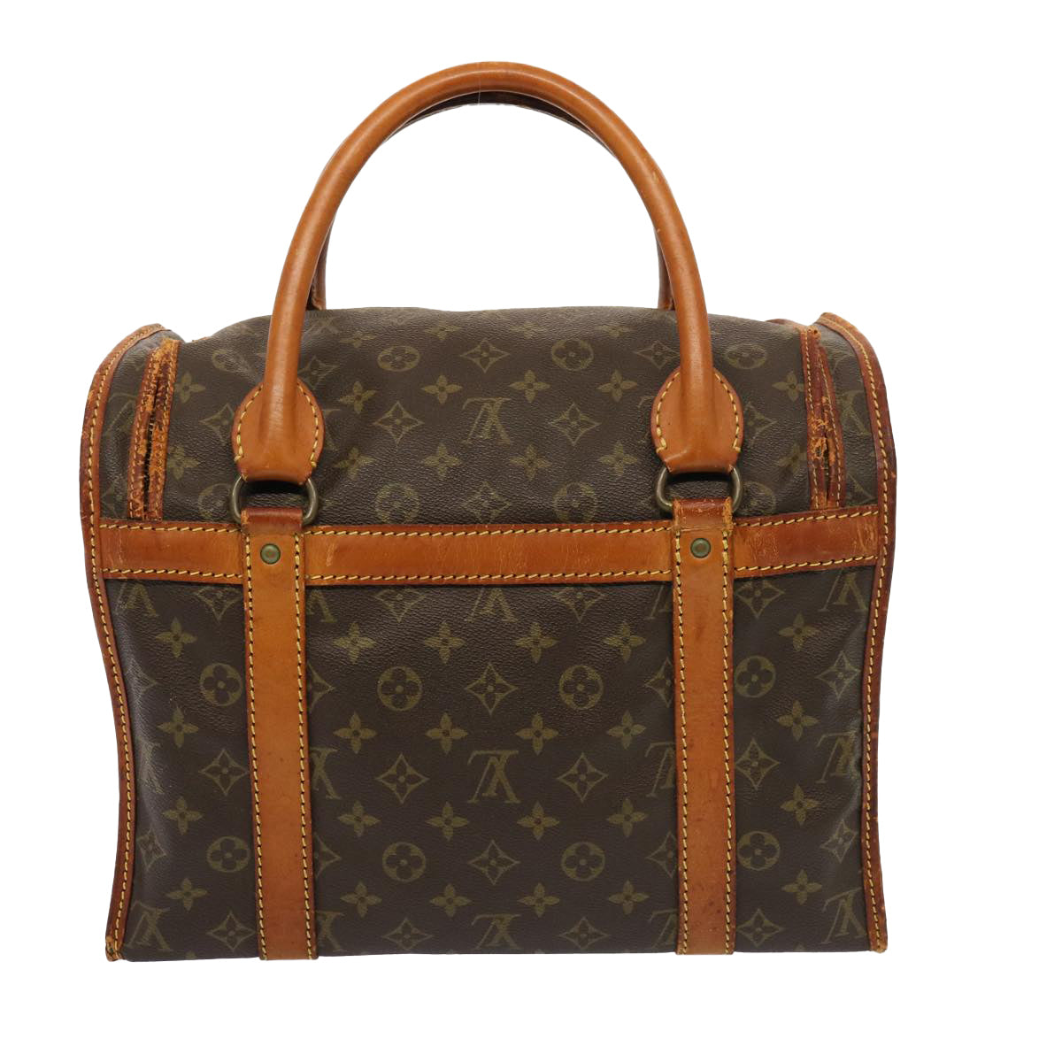 LOUIS VUITTON Monogram Sac Shan 35 Pet Carry LV Auth th4918 - 0