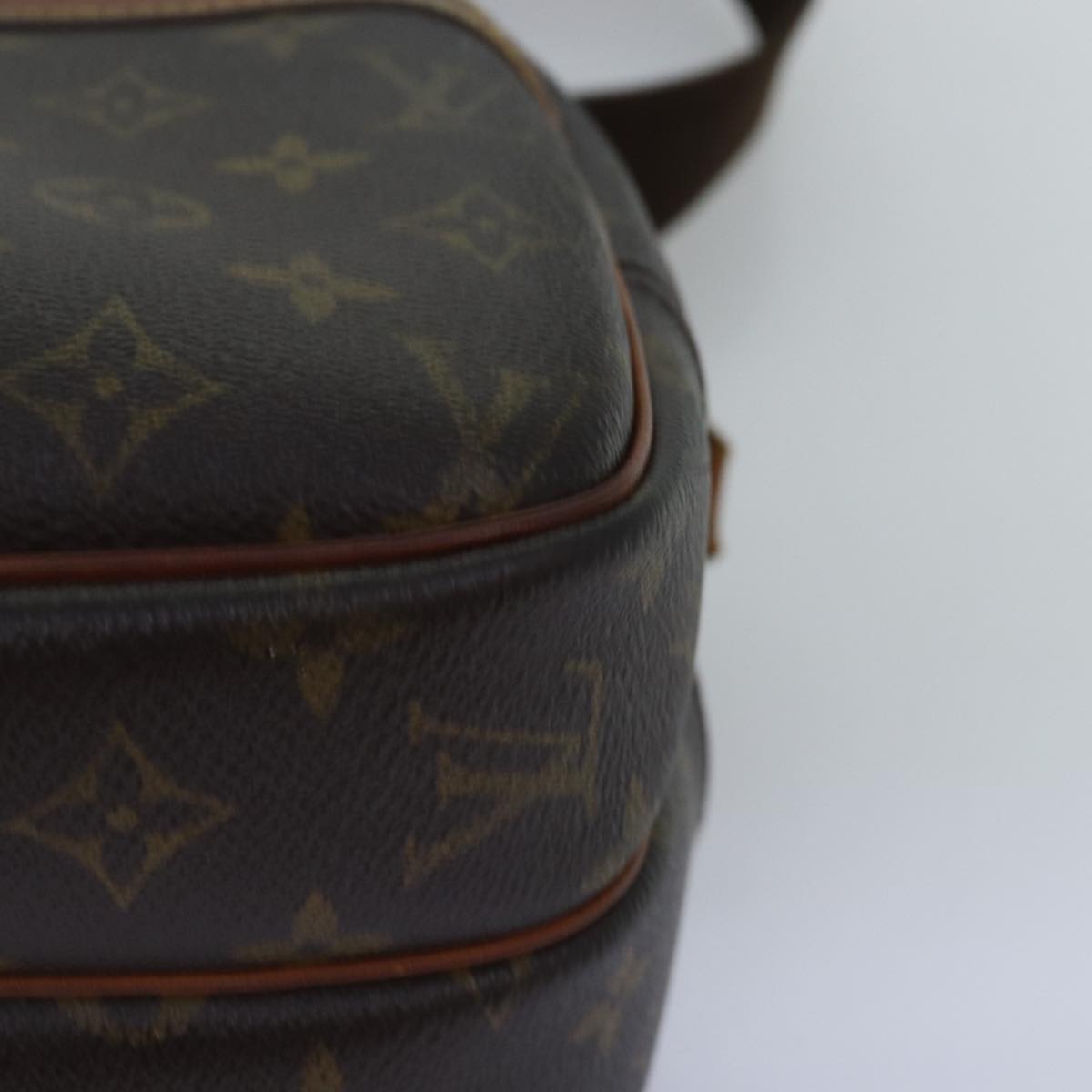 LOUIS VUITTON Monogram Reporter PM Shoulder Bag M45254 LV Auth th4919