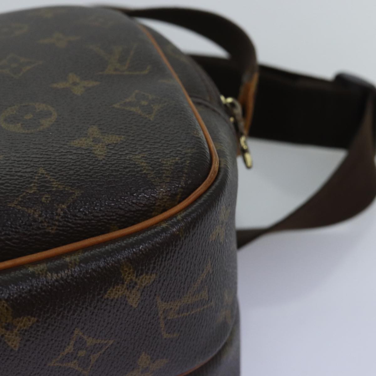 LOUIS VUITTON Monogram Reporter PM Shoulder Bag M45254 LV Auth th4919