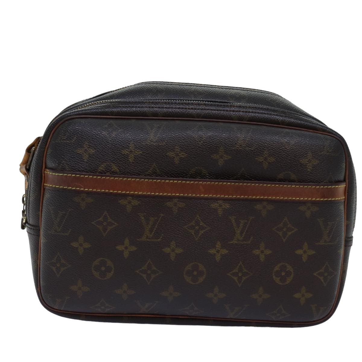 LOUIS VUITTON Monogram Reporter PM Shoulder Bag M45254 LV Auth th4919