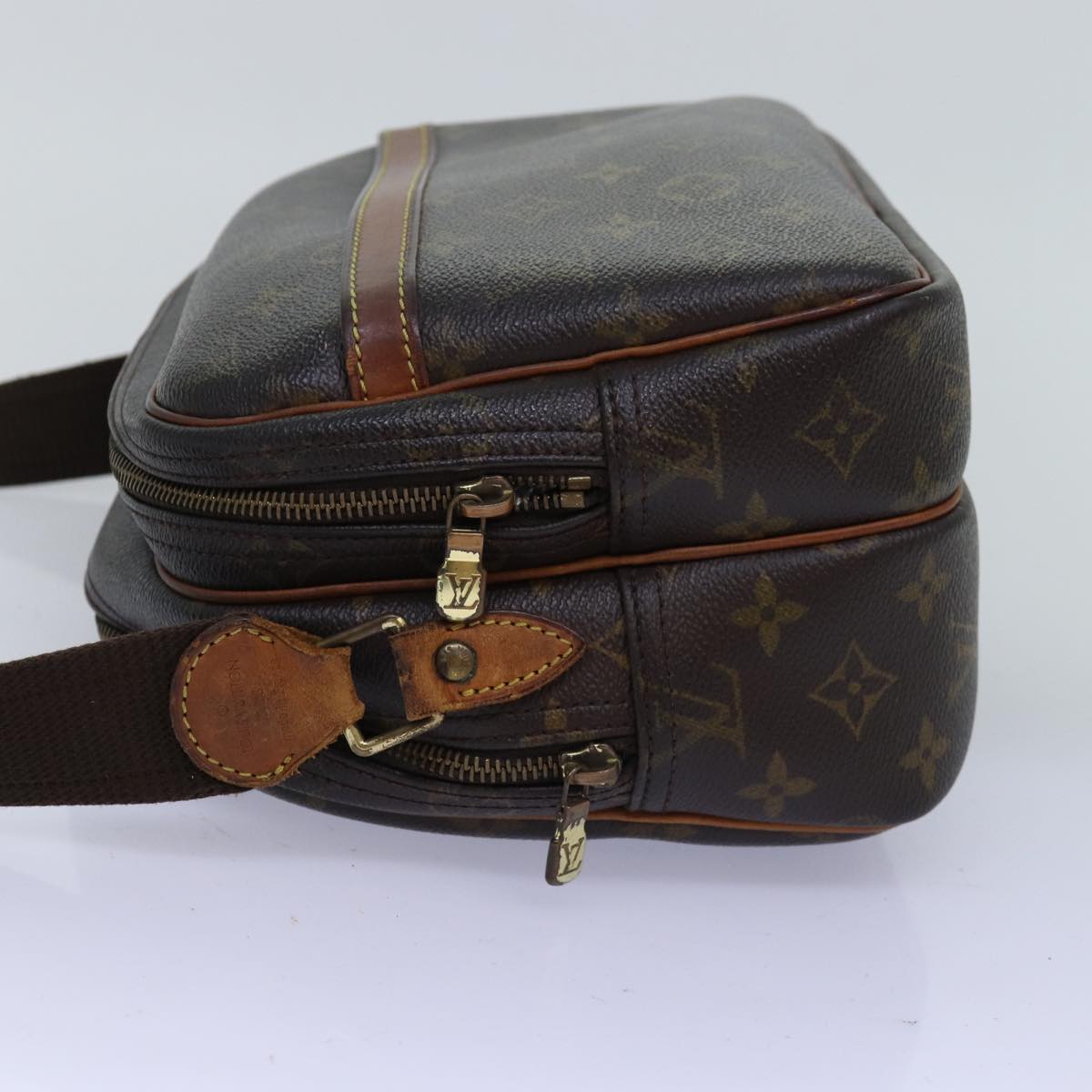 LOUIS VUITTON Monogram Reporter PM Shoulder Bag M45254 LV Auth th4919