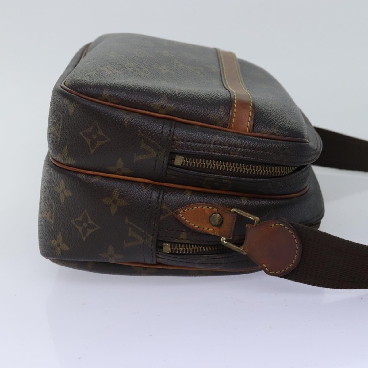 LOUIS VUITTON Monogram Reporter PM Shoulder Bag M45254 LV Auth th4919