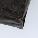 LOUIS VUITTON Monogram Sac Plat Hand Bag M51140 LV Auth th4922-9