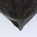LOUIS VUITTON Monogram Sac Plat Hand Bag M51140 LV Auth th4922-14