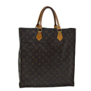 LOUIS VUITTON Monogram Sac Plat Hand Bag M51140 LV Auth th4922-13