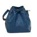 LOUIS VUITTON Epi Petit Noe Shoulder Bag Blue M44105 LV Auth th4933-1