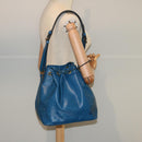 LOUIS VUITTON Epi Petit Noe Shoulder Bag Blue M44105 LV Auth th4933-22