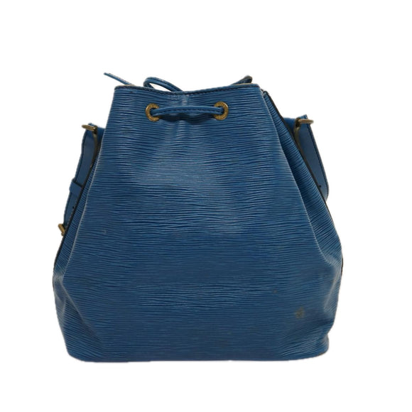 LOUIS VUITTON Epi Petit Noe Shoulder Bag Blue M44105 LV Auth th4933