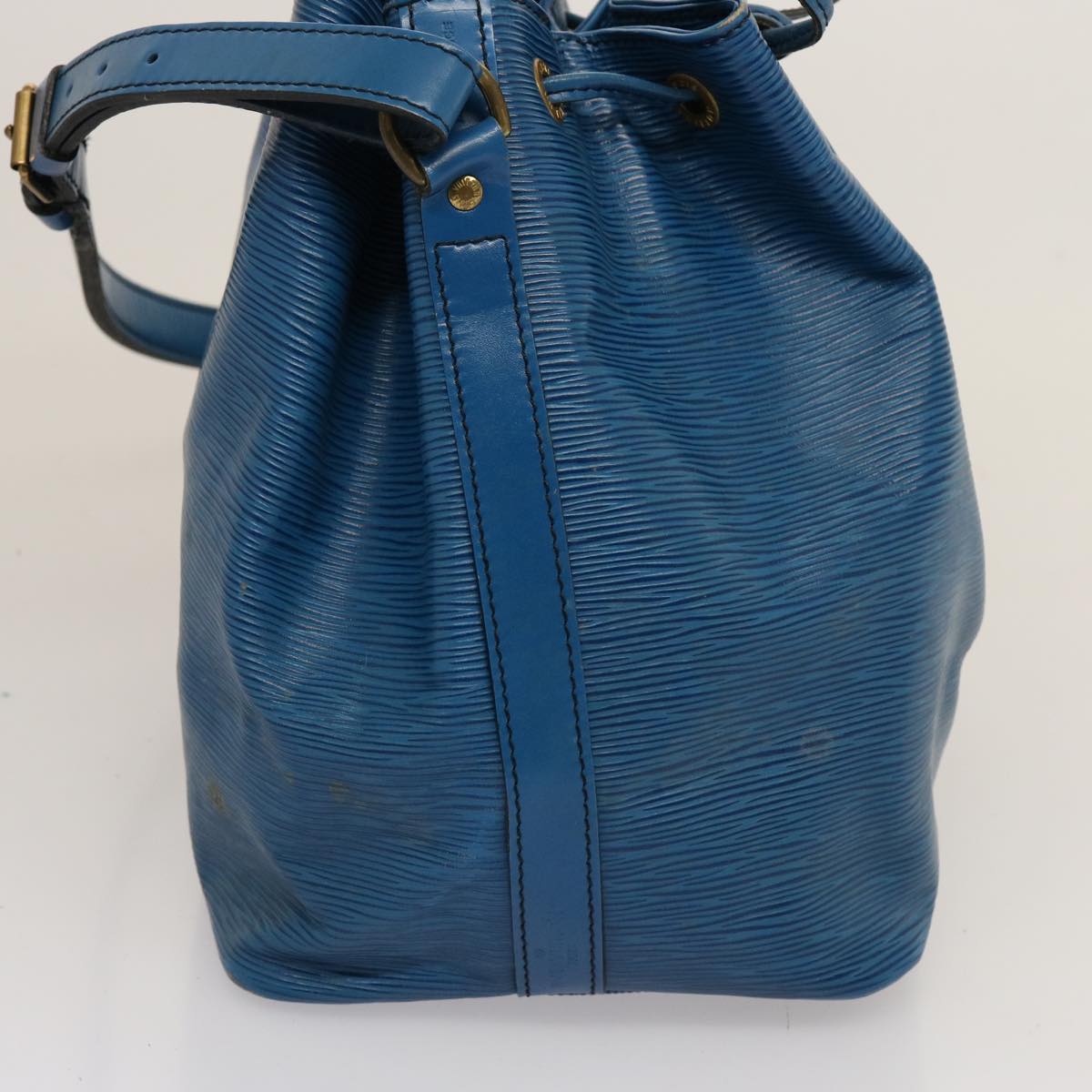 LOUIS VUITTON Epi Petit Noe Shoulder Bag Blue M44105 LV Auth th4933