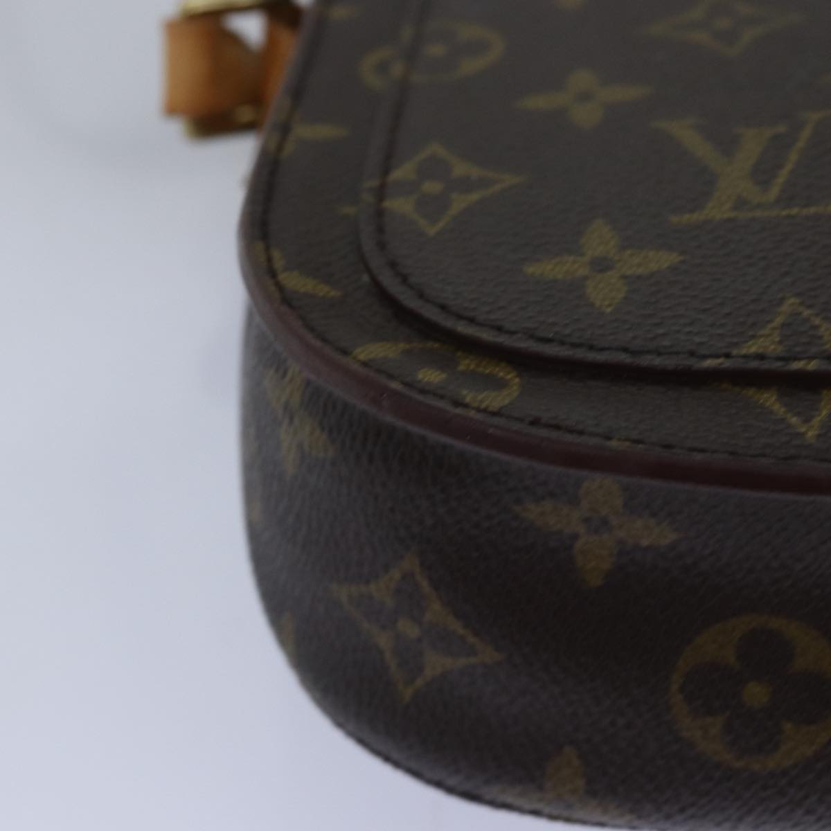 LOUIS VUITTON Monogram Saint Cloud MM Shoulder Bag M51243 LV Auth th4953