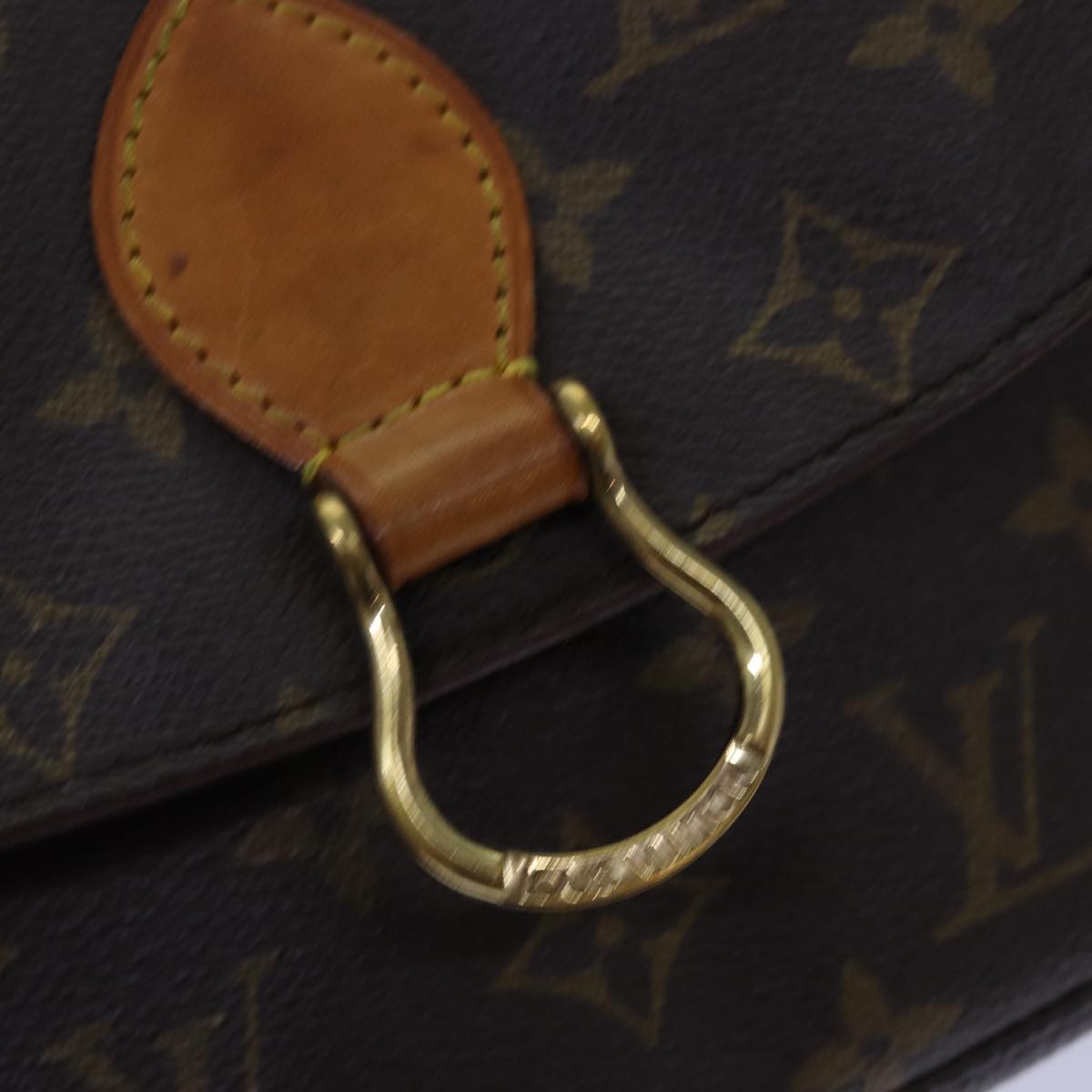 LOUIS VUITTON Monogram Saint Cloud MM Shoulder Bag M51243 LV Auth th4953