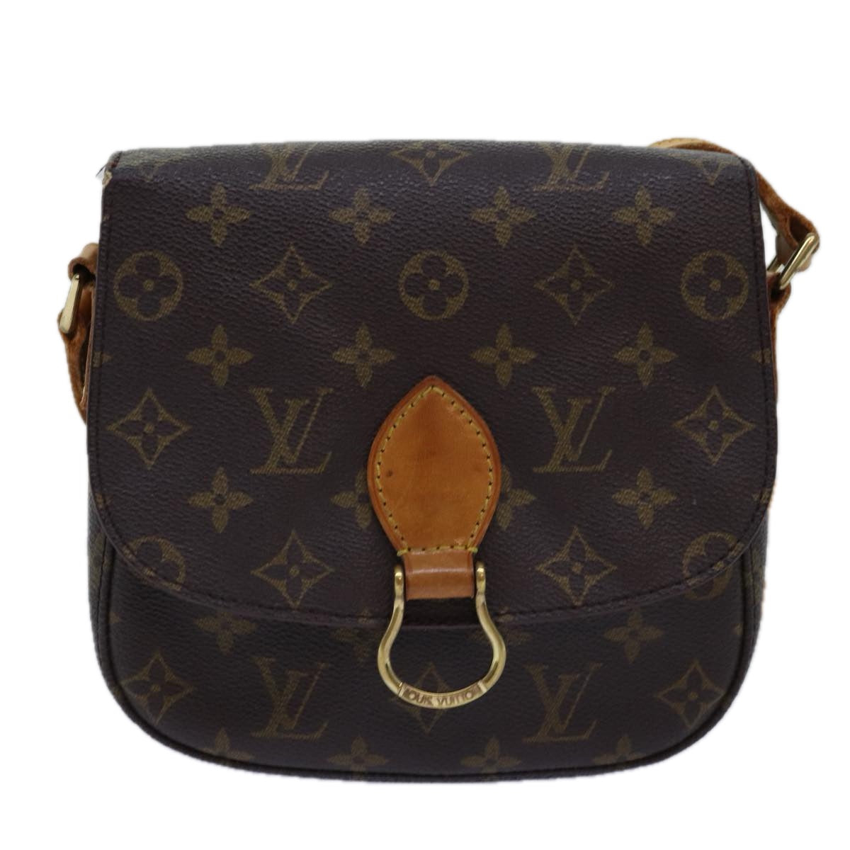 LOUIS VUITTON Monogram Saint Cloud MM Shoulder Bag M51243 LV Auth th4953