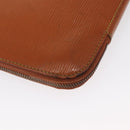 LOUIS VUITTON Epi Poche Document Briefcase Zipangu Gold M54498 LV Auth th4962-11