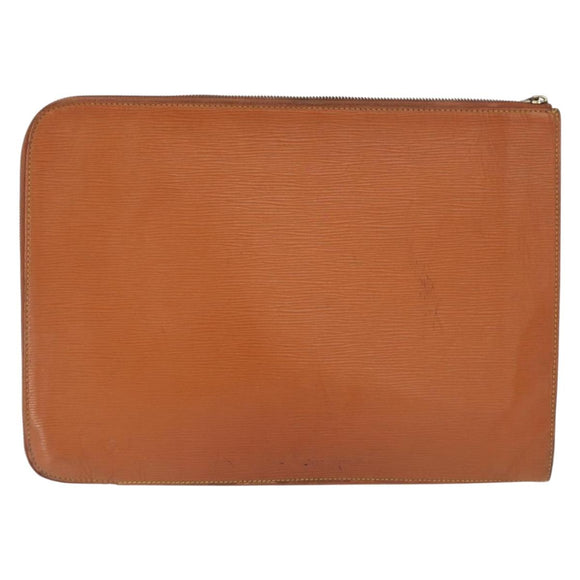 LOUIS VUITTON Epi Poche Document Briefcase Zipangu Gold M54498 LV Auth th4962