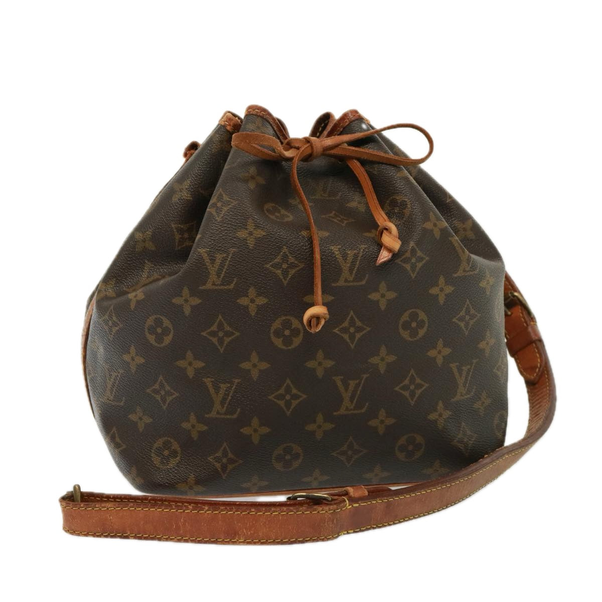 LOUIS VUITTON Monogram Petit Noe Shoulder Bag M42226 LV Auth th4966